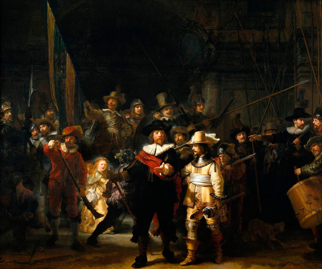 La Ronda di Notte da Rembrandt van Rijn