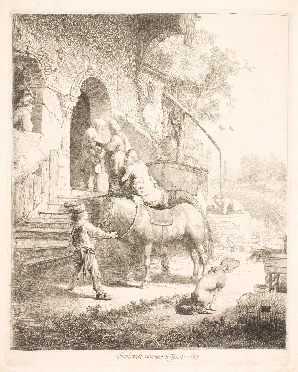 Il buon samaritano da Rembrandt van Rijn