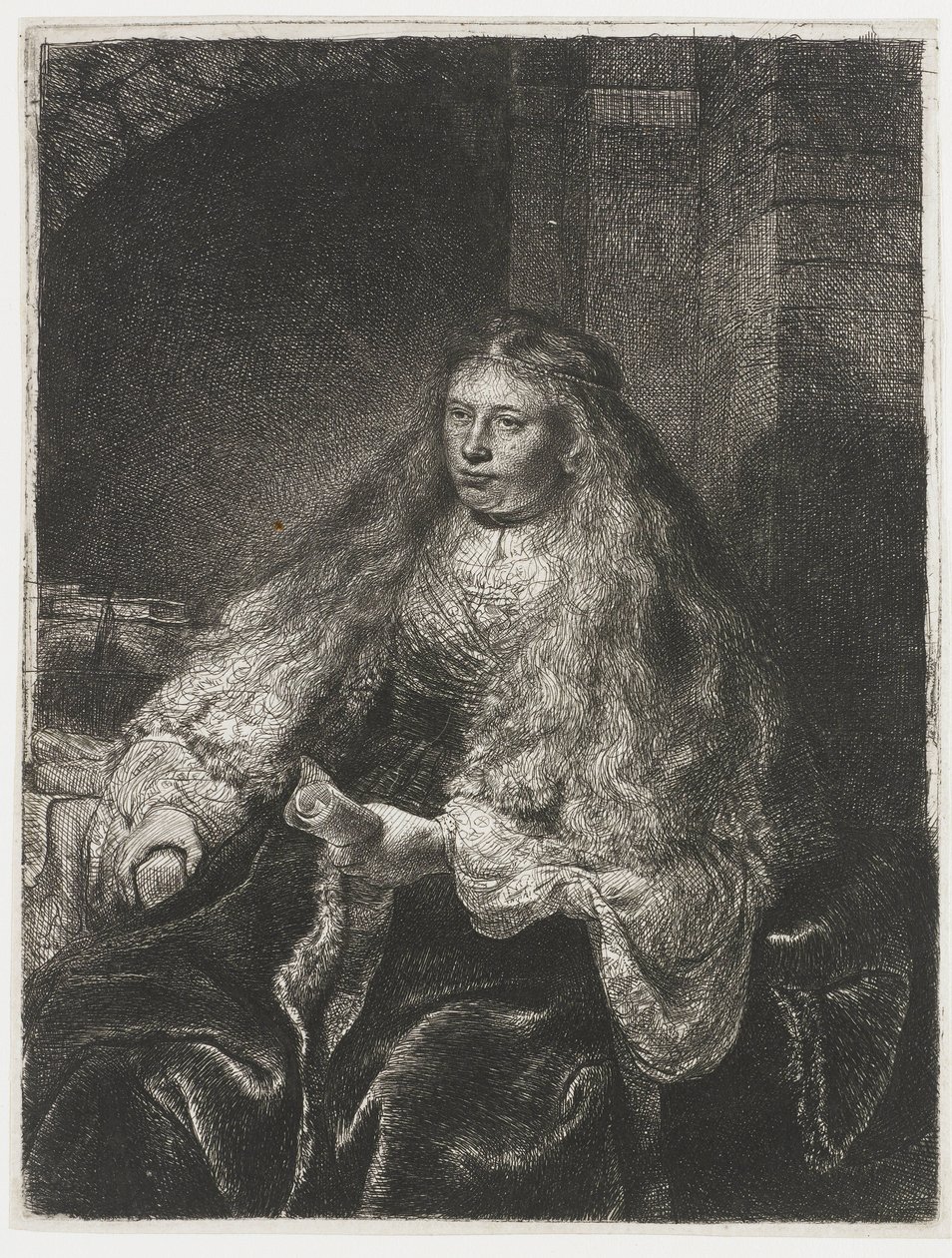 La grande sposa ebrea da Rembrandt van Rijn