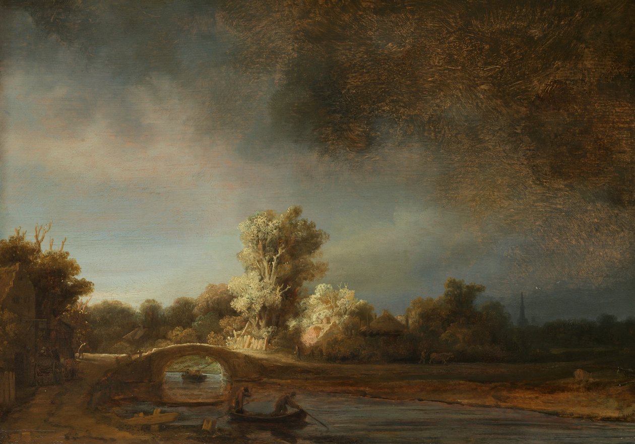 Il ponte di pietra da Rembrandt van Rijn