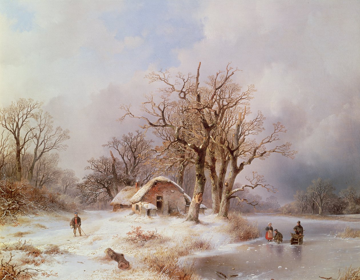 Paesaggio invernale da Remigius Adrianus Haanen