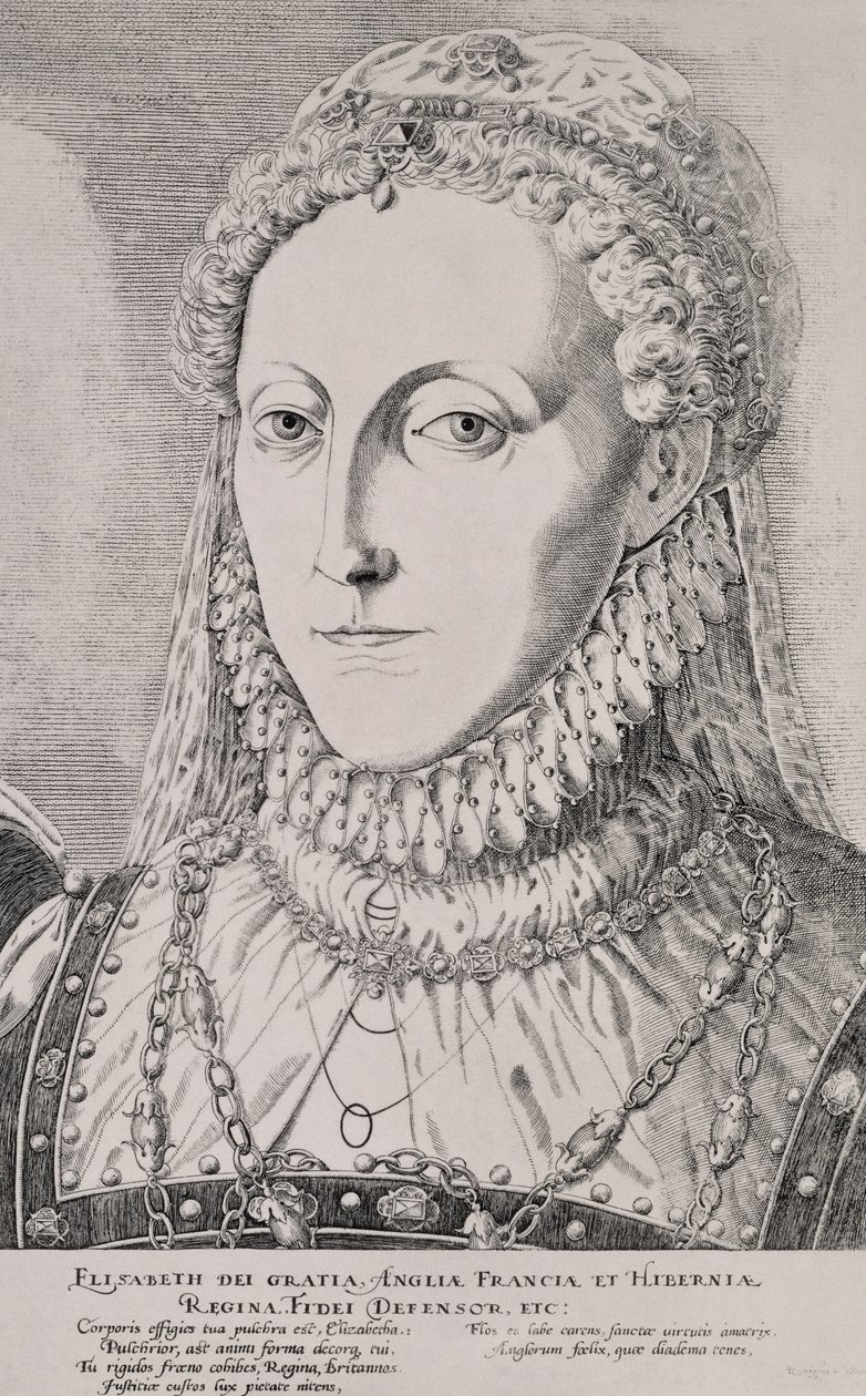 Regina Elisabetta I da Remigius Hogenbergh