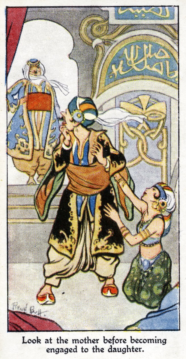 Guarda la madre prima di fidanzarti con la figlia, 1931 da René Bull