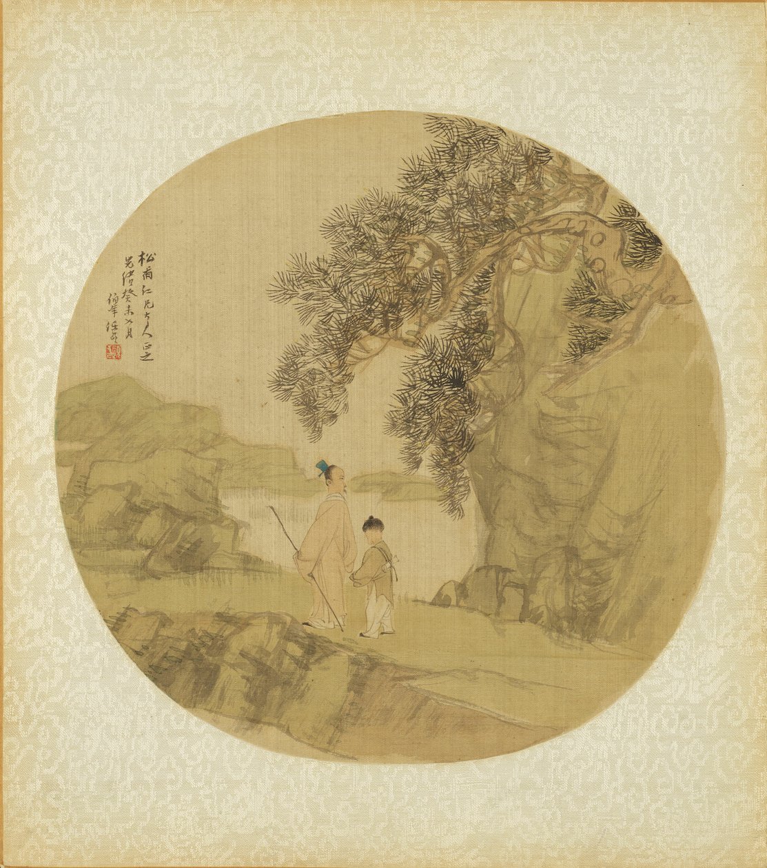 Paesaggio con figure da Ren Yi