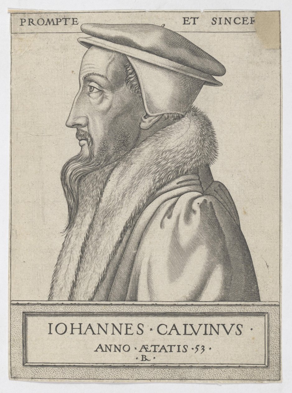 Jean Calvin a cinquantatré anni da Rene Boyvin