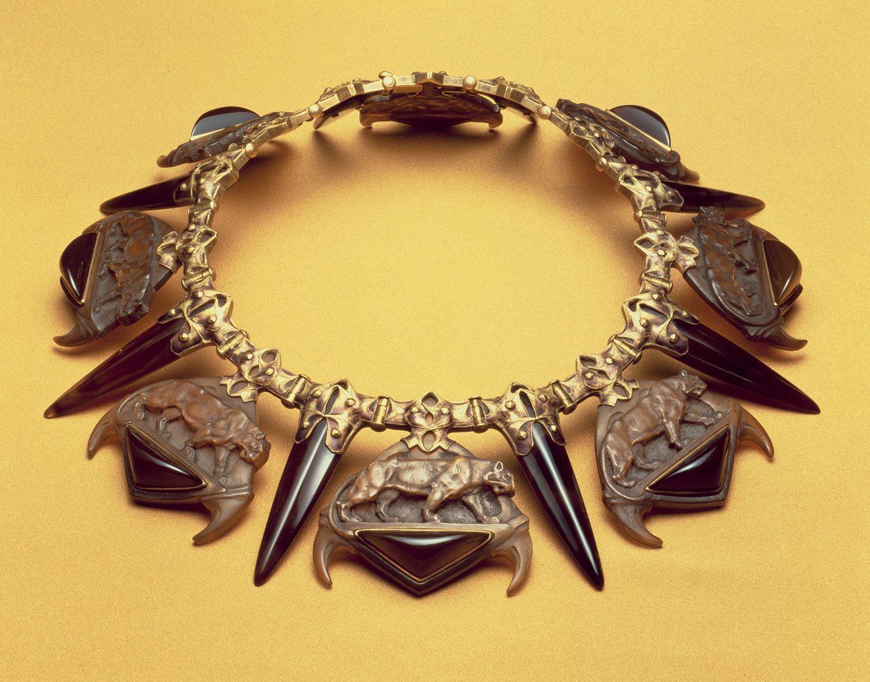 Collana di tigre, c.1904 da Rene Jules Lalique