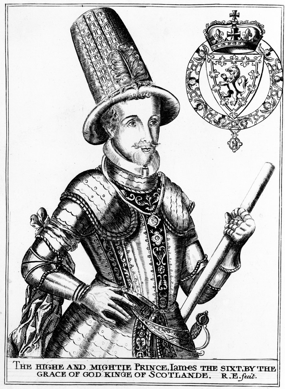 Giacomo VI, c.1800 da Renold Elstrack