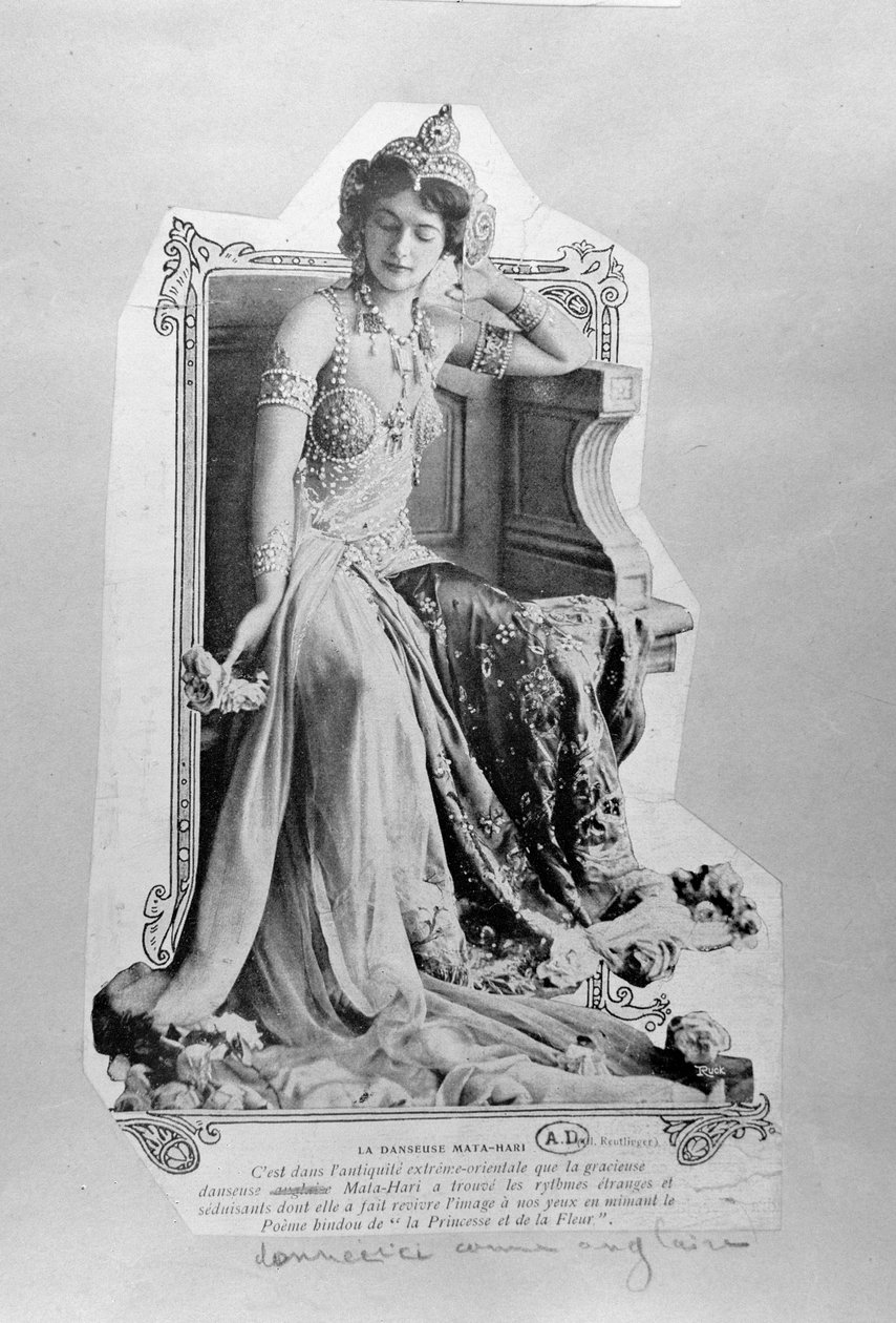 Mata Hari (1876-1917) 1910 da Reutlinger Studio