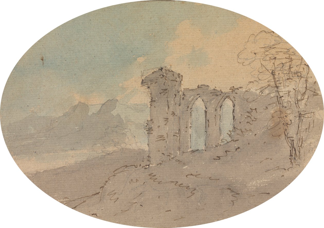 Veduta di Rovine del Castello da Rev. William Gilpin