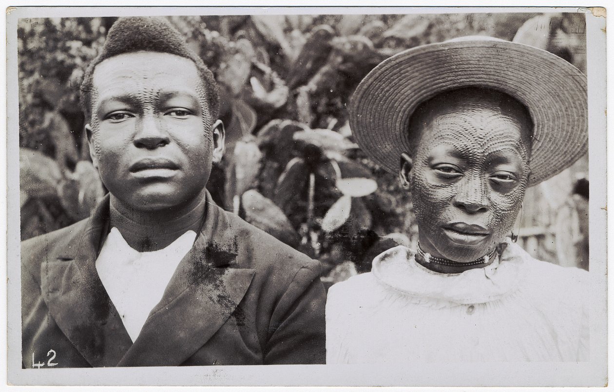 Doppio ritratto, c.1900 da Reverand Charles Dodds