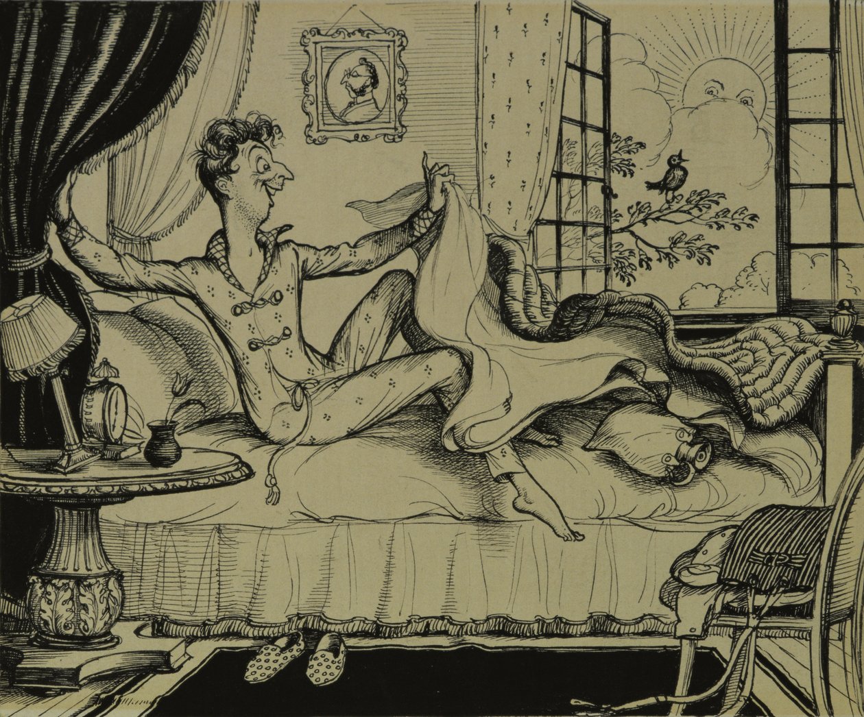 Vale la pena alzarsi! da Rex Whistler