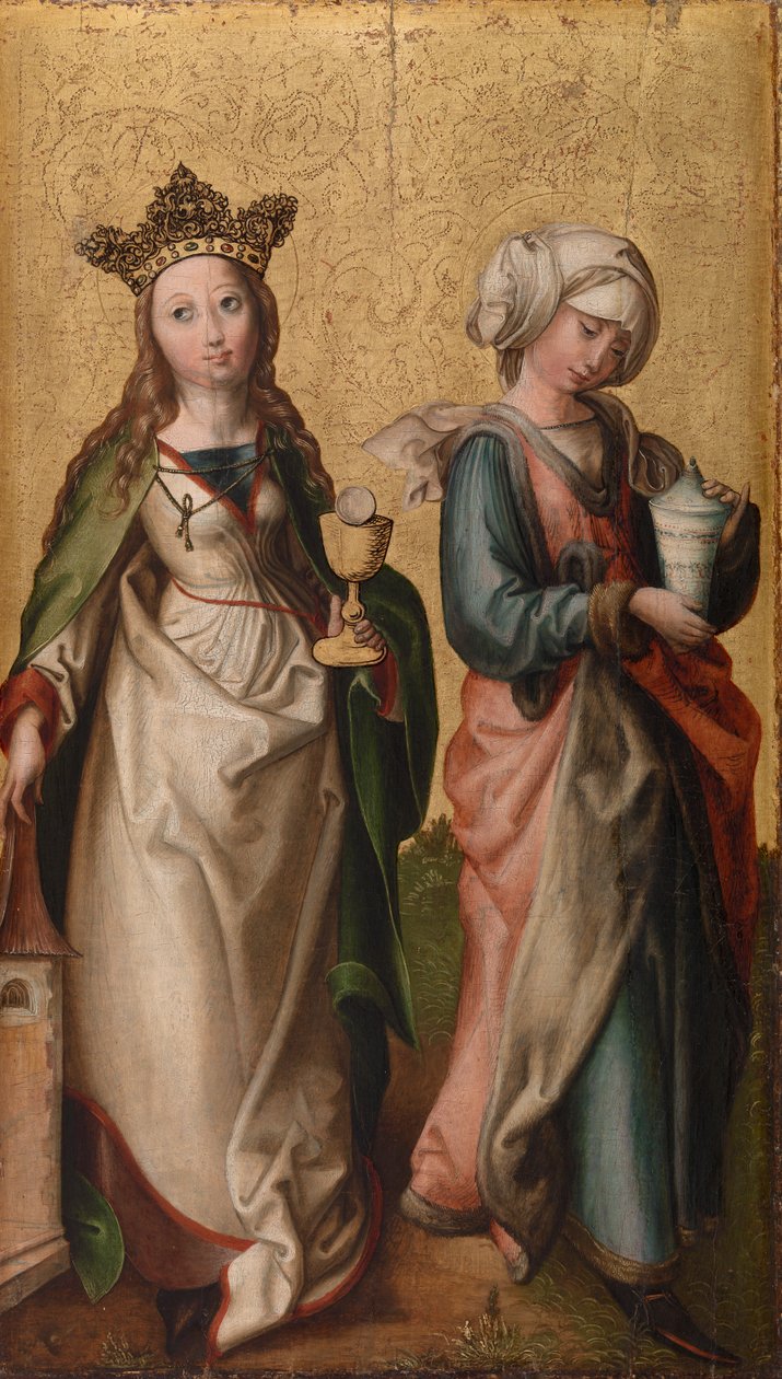 Sante Barbara e Maria Maddalena da Rhenish Master