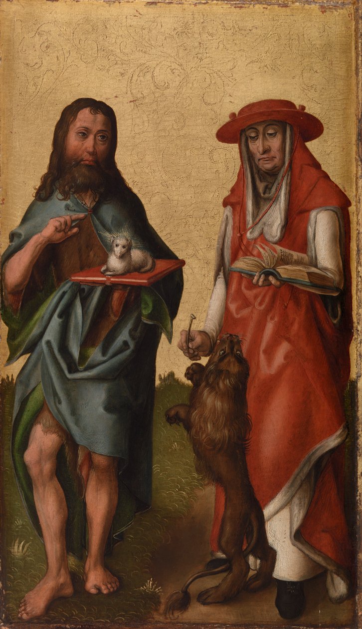 Santi Giovanni Battista e Girolamo da Rhenish Master
