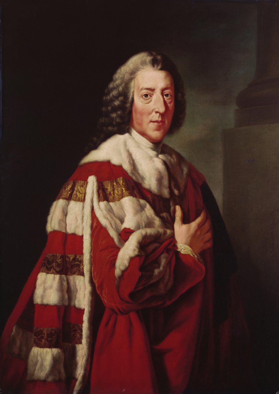 William Pitt, 1º Conte di Chatham, 1772 da Richard Brompton