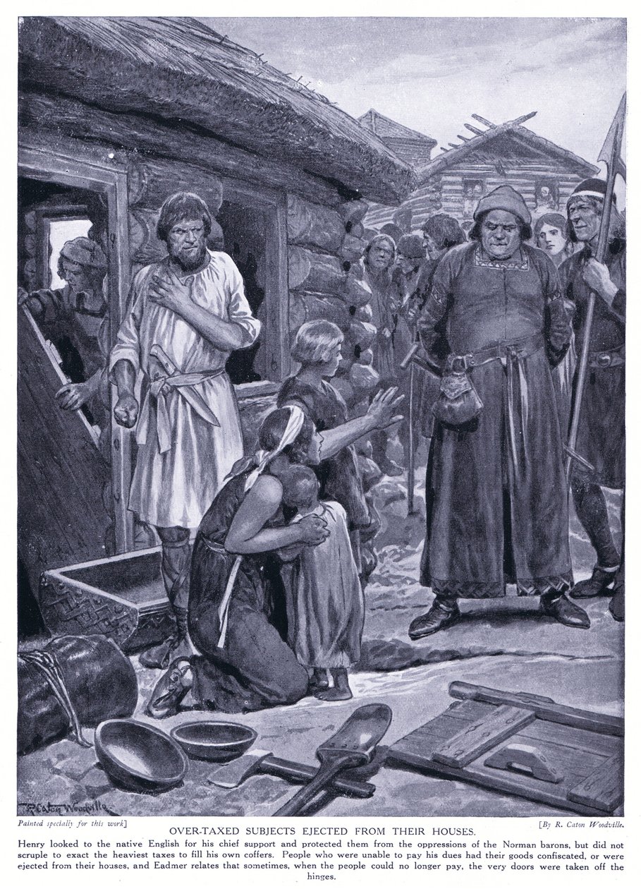 Soggetti sovraccaricati espulsi dalle loro case da Richard Caton Woodville junior