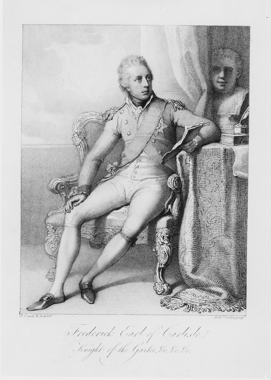 Frederick Conte di Carlisle, Cavaliere della Giarrettiera da Richard Cosway