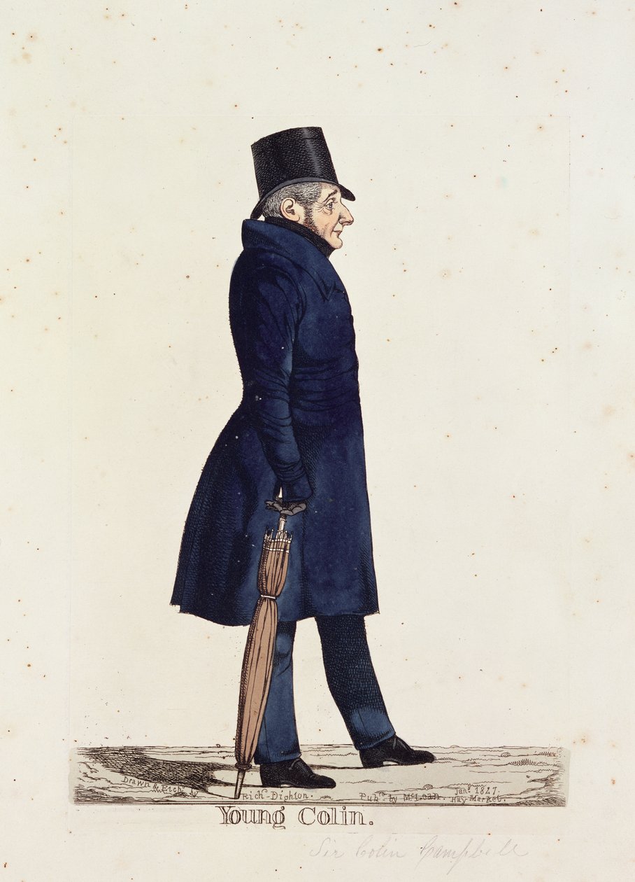 Giovane Colin, 1827 da Richard Dighton