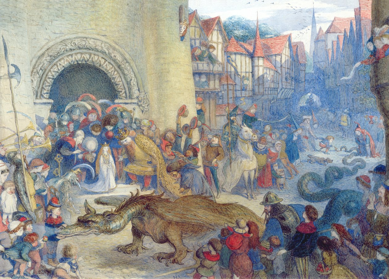 Il compleanno della piccola principessa drago da Richard Doyle