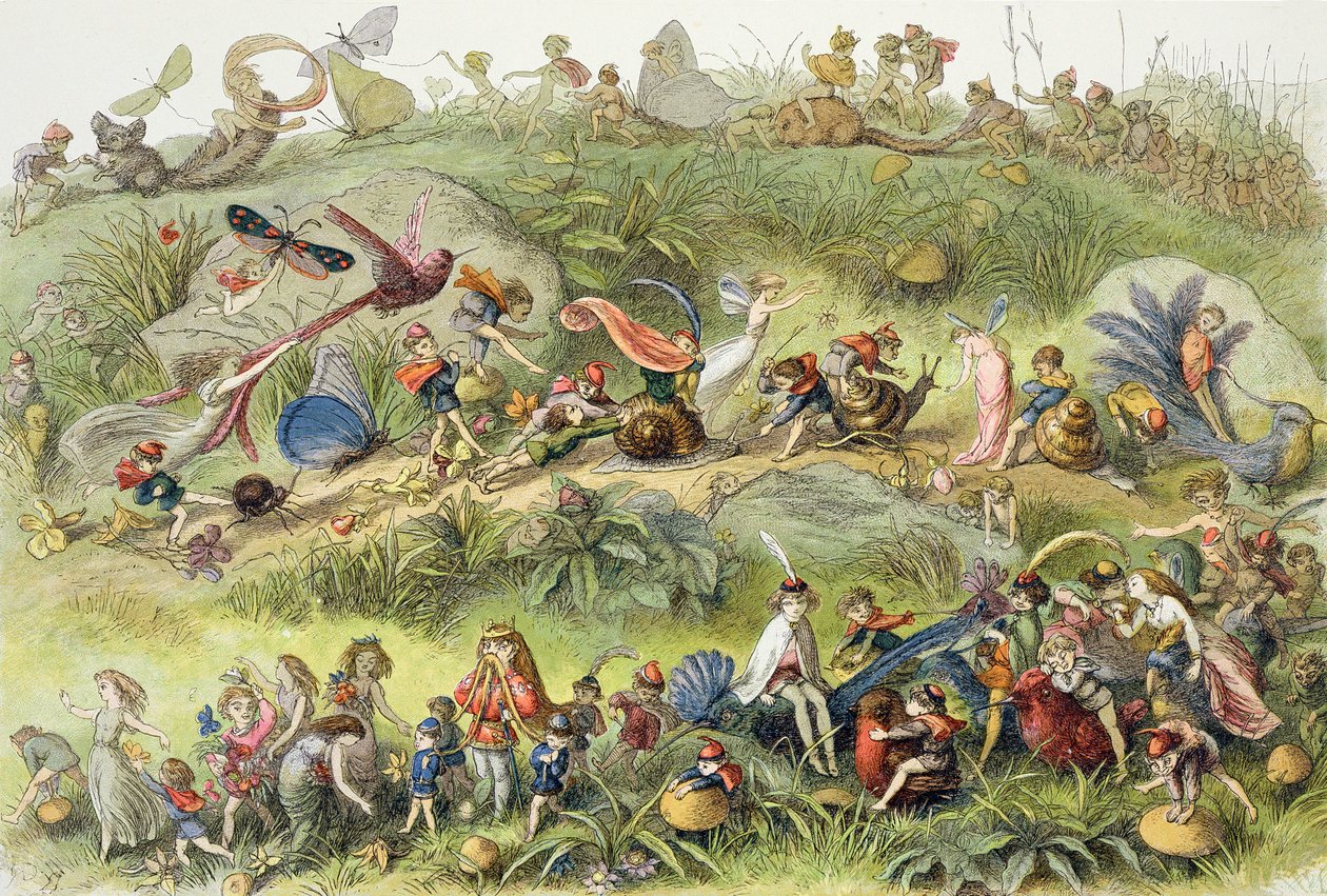 Marcia trionfale del Re degli Elfi, illustrazione da 