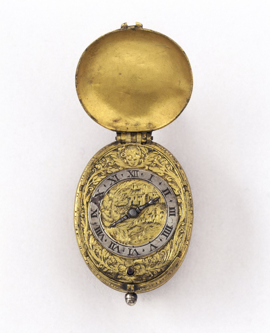 Orologio a scappamento ovale, c.1630 da Richard Jackson
