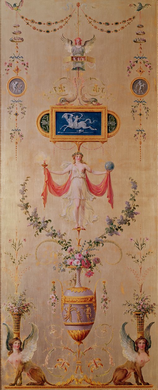 Pannello dal boudoir di Maria Antonietta, c.1786 da Richard Mique