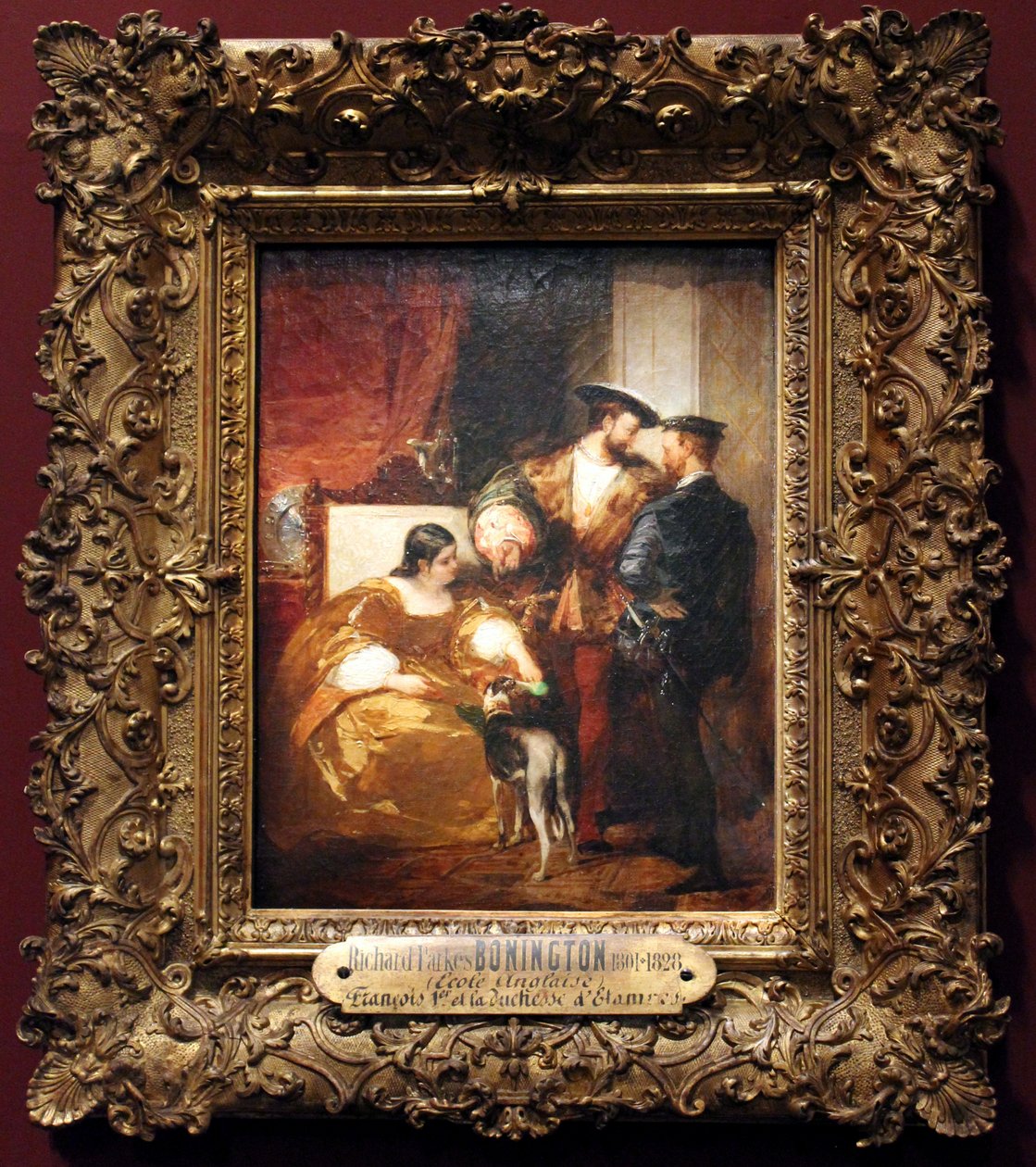 Francesco I, Carlo V e la Duchessa d