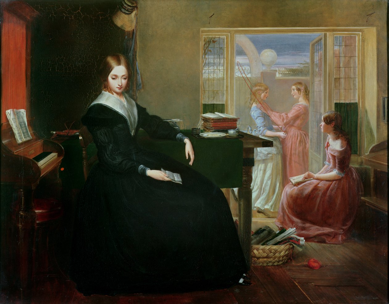 La governante, 1844 da Richard Redgrave