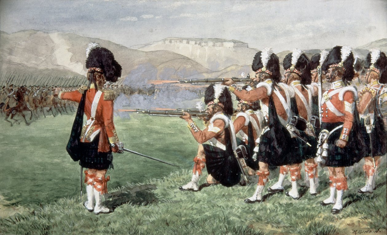 La linea rossa sottile, 1854 da Richard Simkin