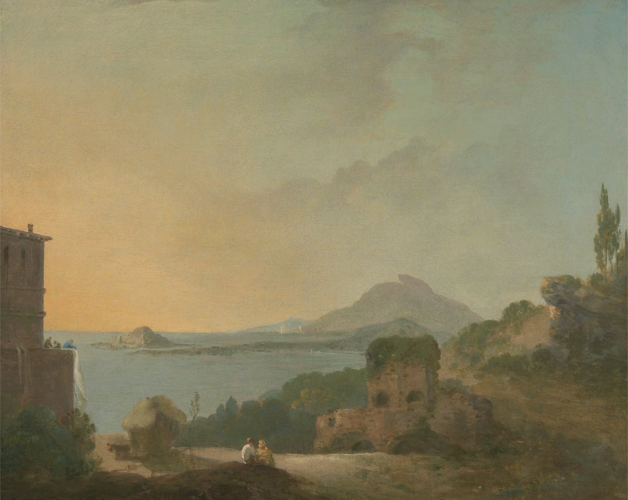 Villa di Cicerone e il Golfo di Pozzuoli da Richard Wilson