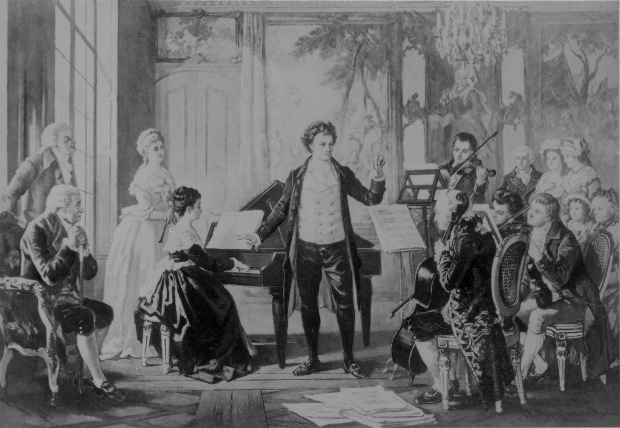 Ludwig van Beethoven (incisione) da Richard Brend