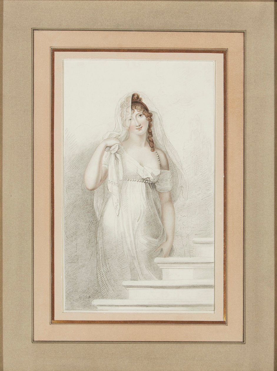 Ritratto di Madame Récamier 1777-1849 da Richard Cosway