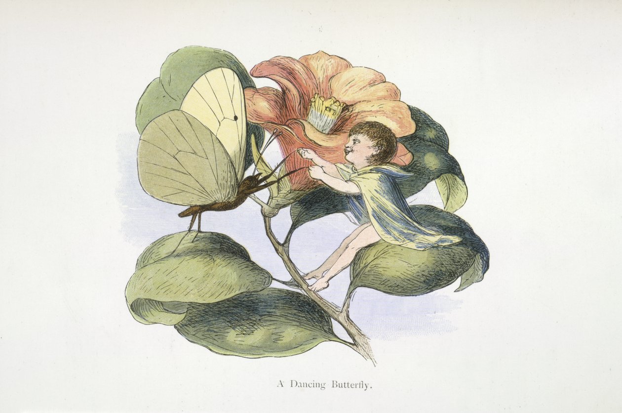 Una farfalla danzante da Richard Doyle
