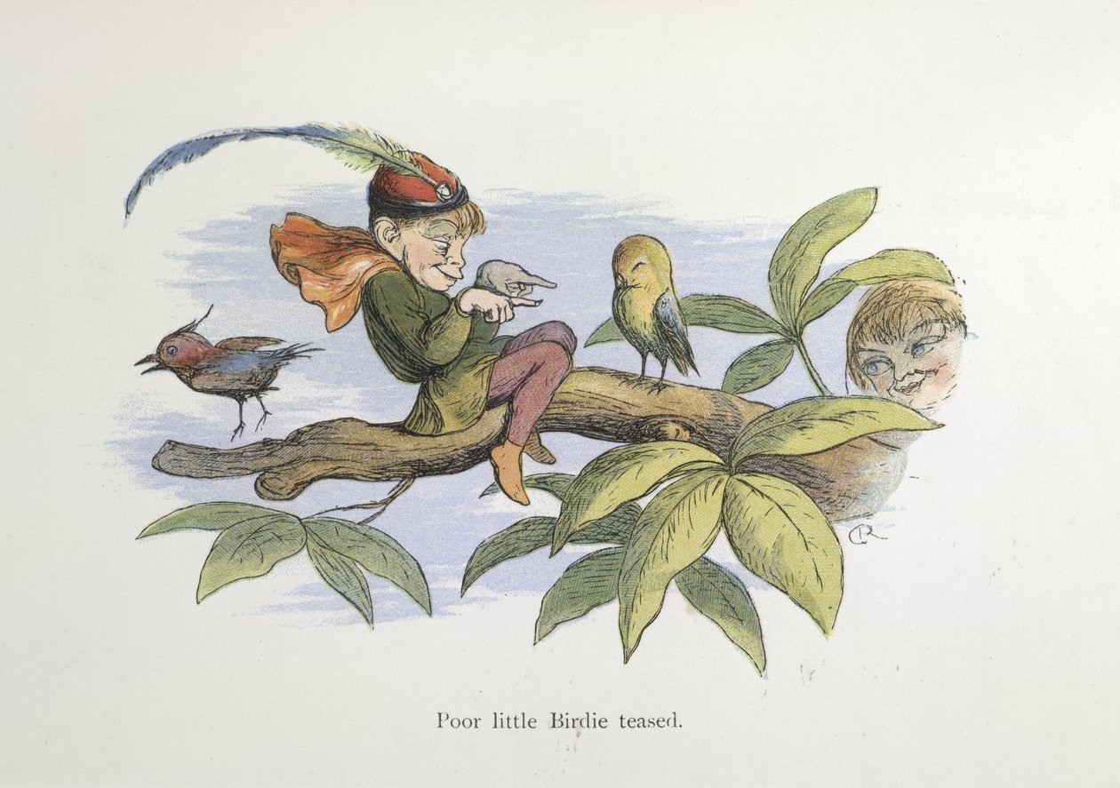 Povero uccellino preso in giro da Richard Doyle