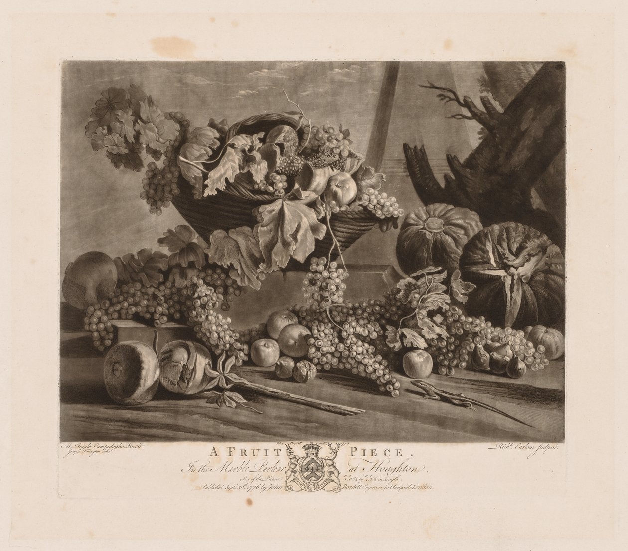 Un pezzo di frutta da Richard Earlom