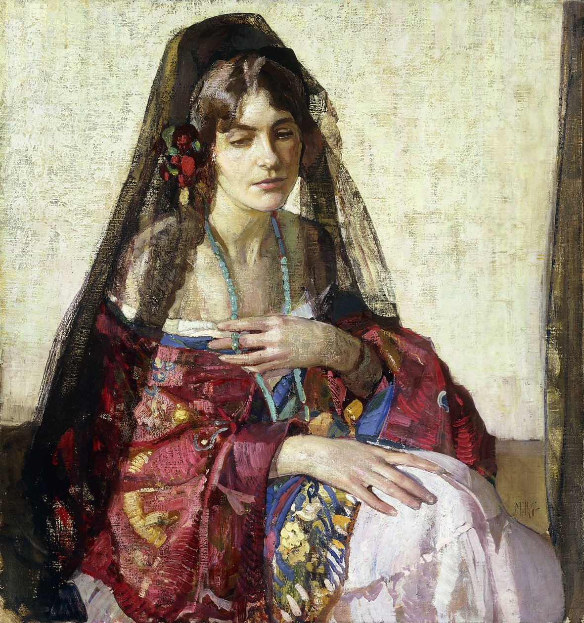 Mantilla nera da Richard Emil Miller