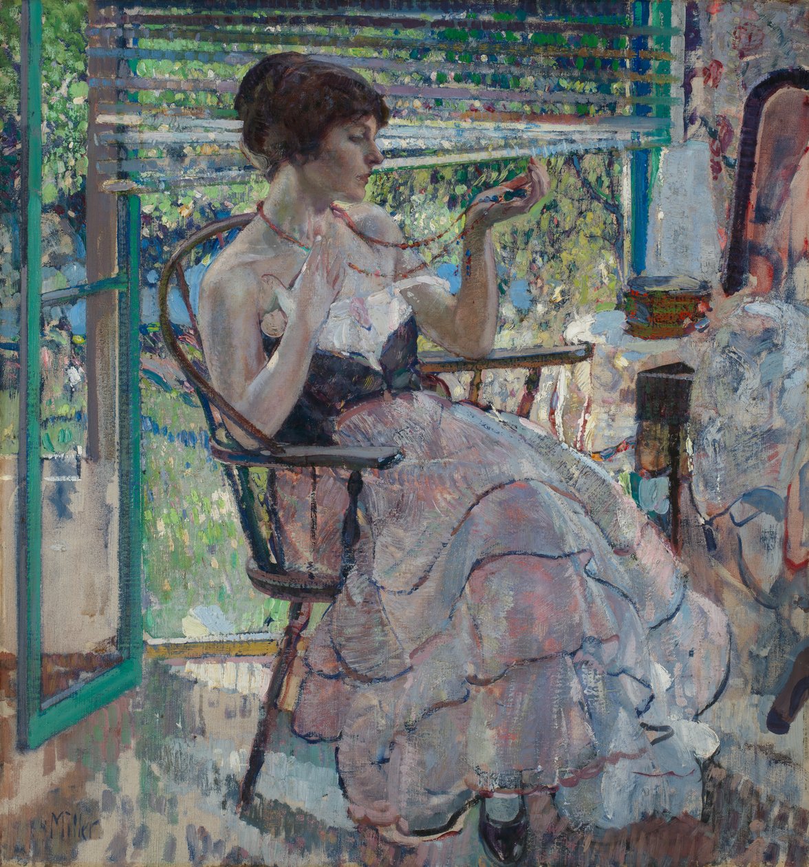 La collana, ca. 1924 da Richard Emile Miller