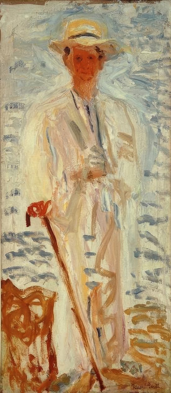 Ritratto di Alexander von Zemlinsky da Richard Gerstl