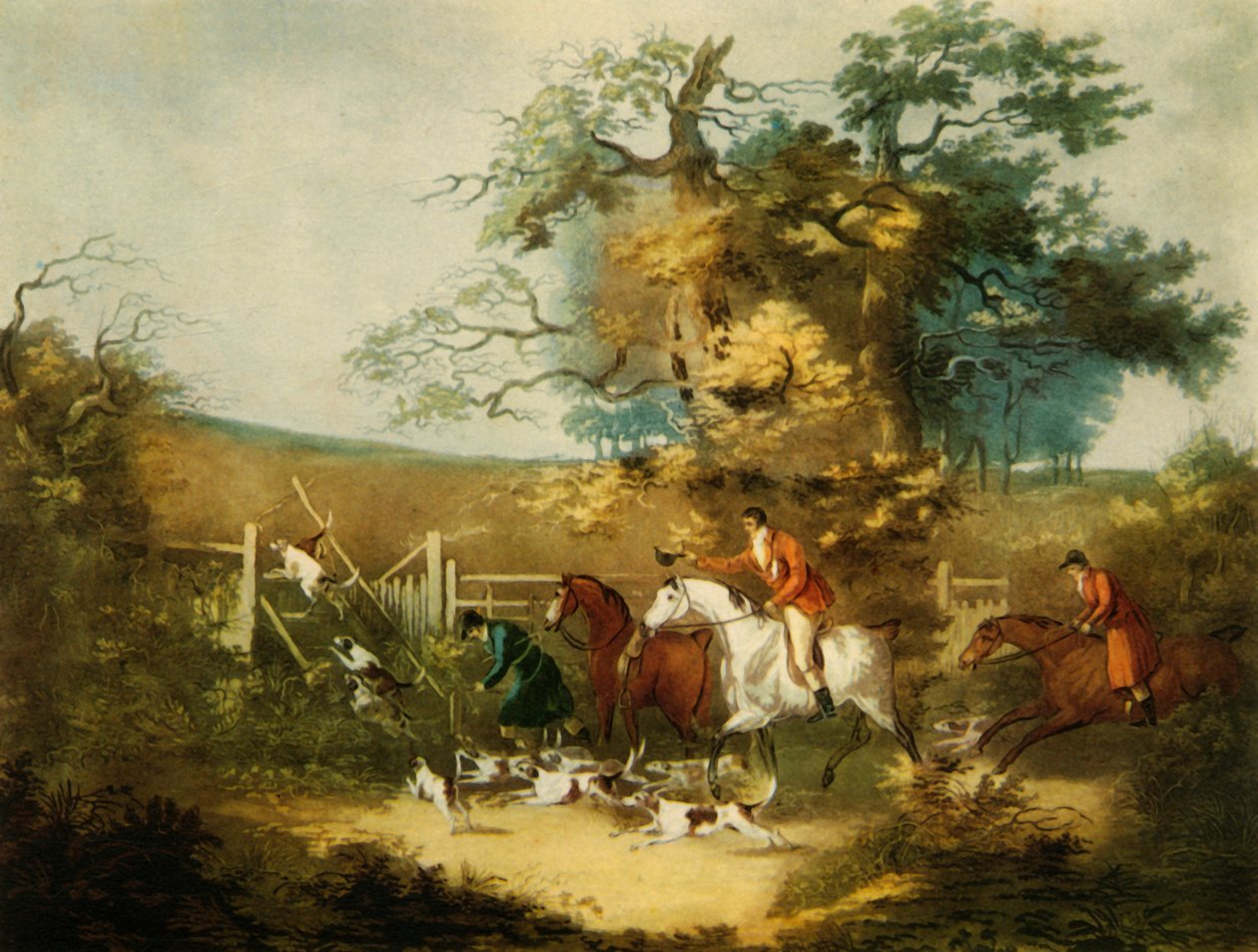 Caccia alla volpe, 1806, 1944 da Richard Gilson Reeve