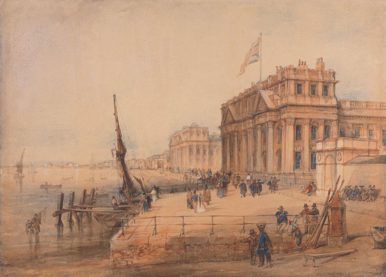 Ospedale di Greenwich da Richard Henry Nibbs