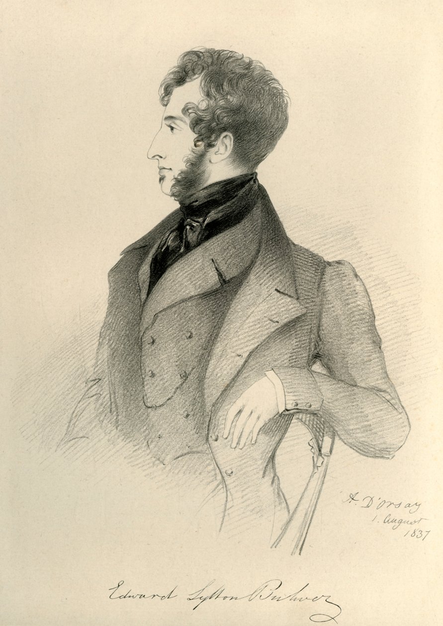 Edward Lytton Bulwer, 1837 da Richard James Lane