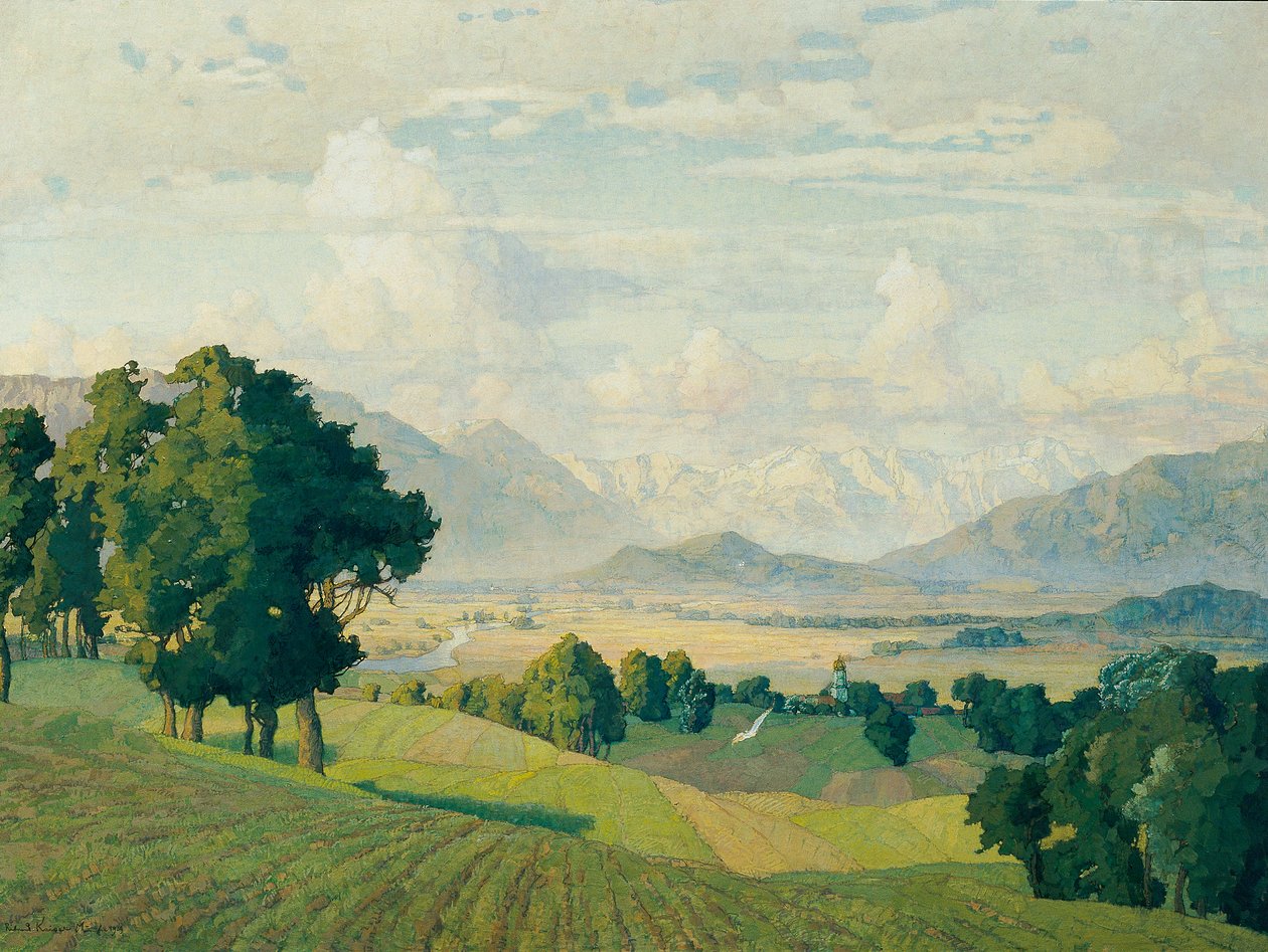 Paesaggio in Alta Baviera da Richard Kaiser