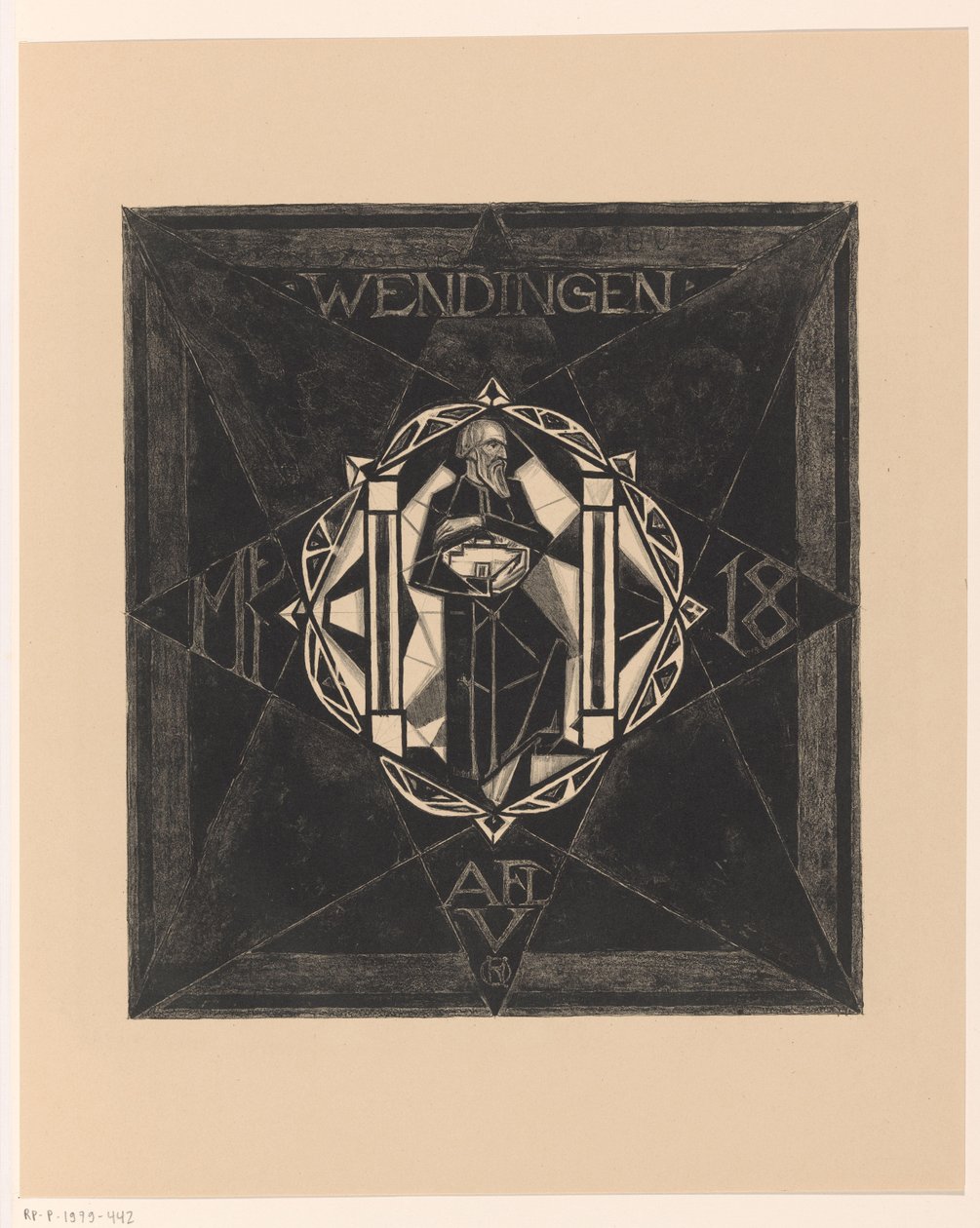 Copertina per: Wendingen, 1918 da Richard Nicolaüs Roland Holst