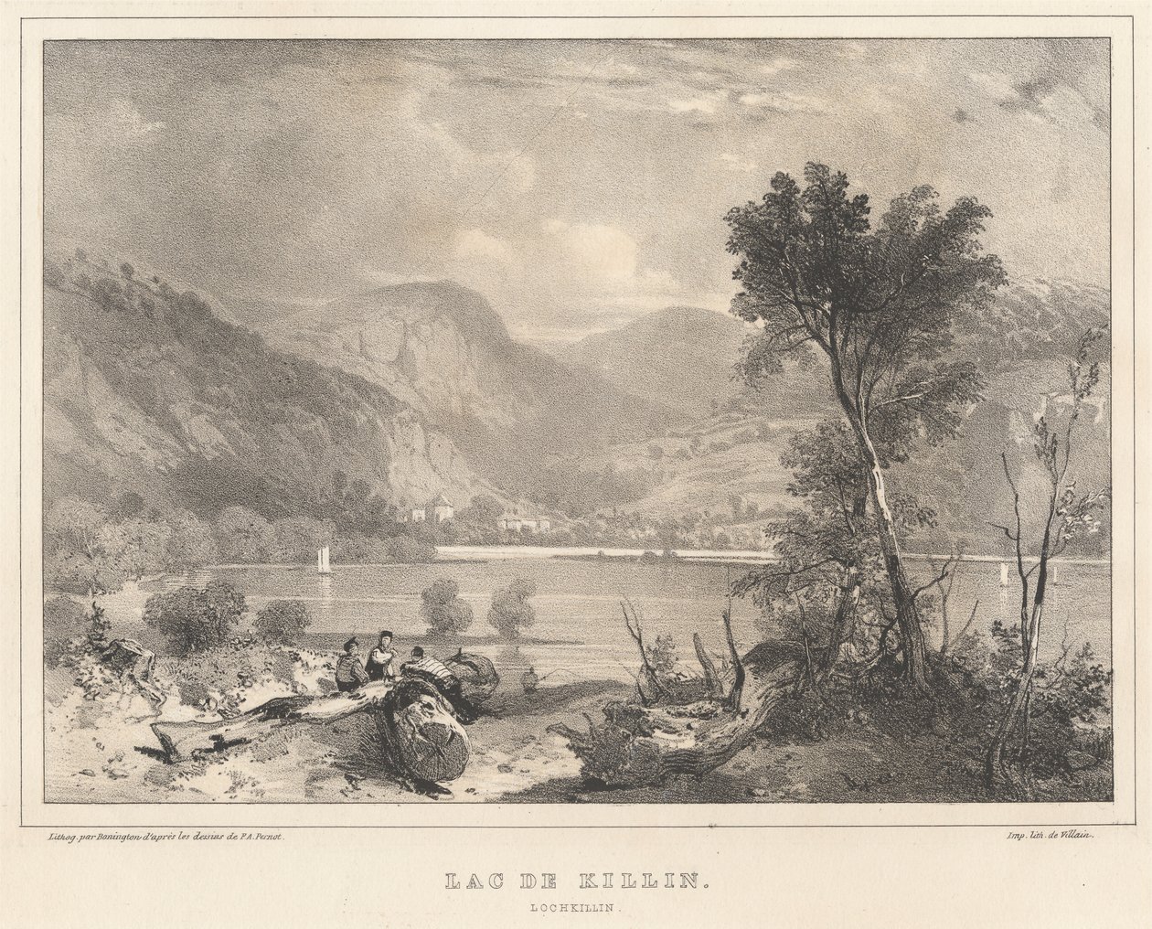 Lago di Killin da Richard Parkes Bonington