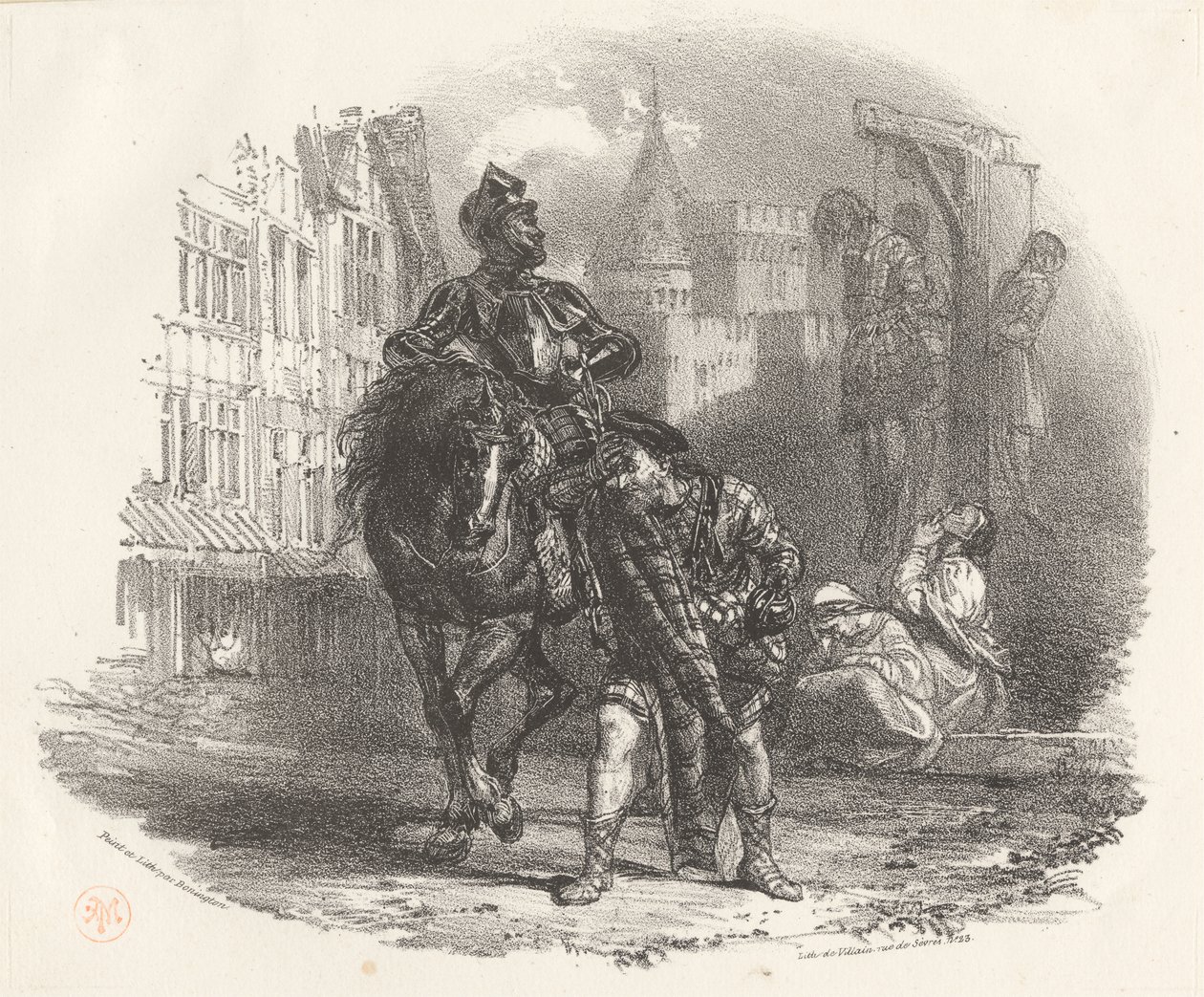 Les Pendus da Richard Parkes Bonington