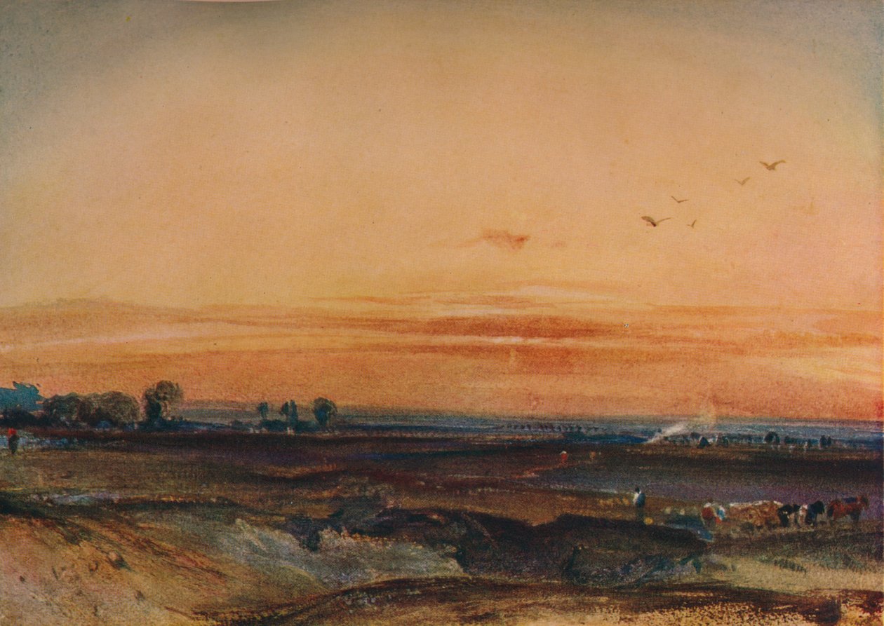 Tramonto, 1826 da Richard Parkes Bonington