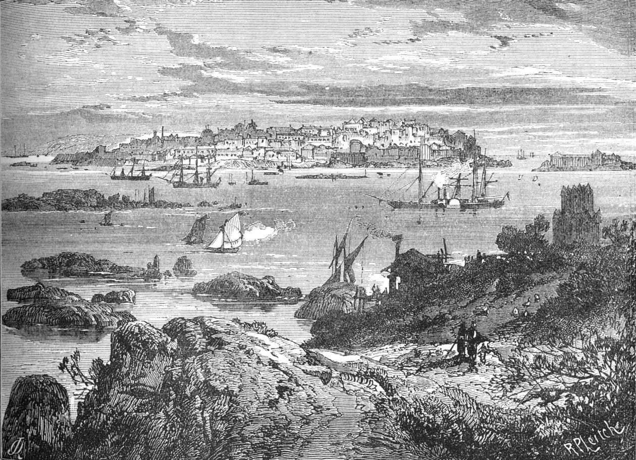Sweaborg, c. 1880 da Richard Principal Leitch