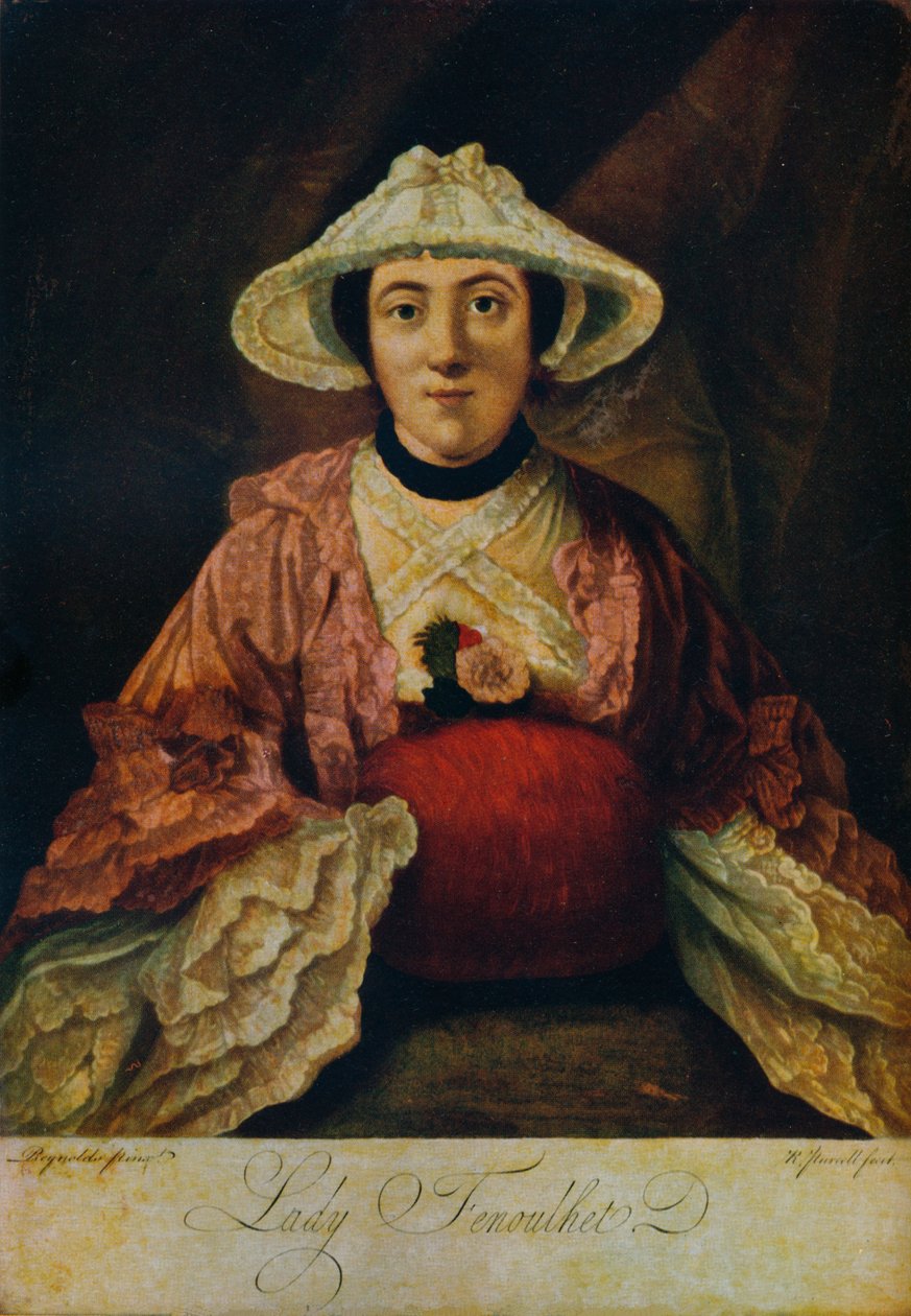 Anne nata Day, Lady Fenoulhet, c1760 da Richard Purcell