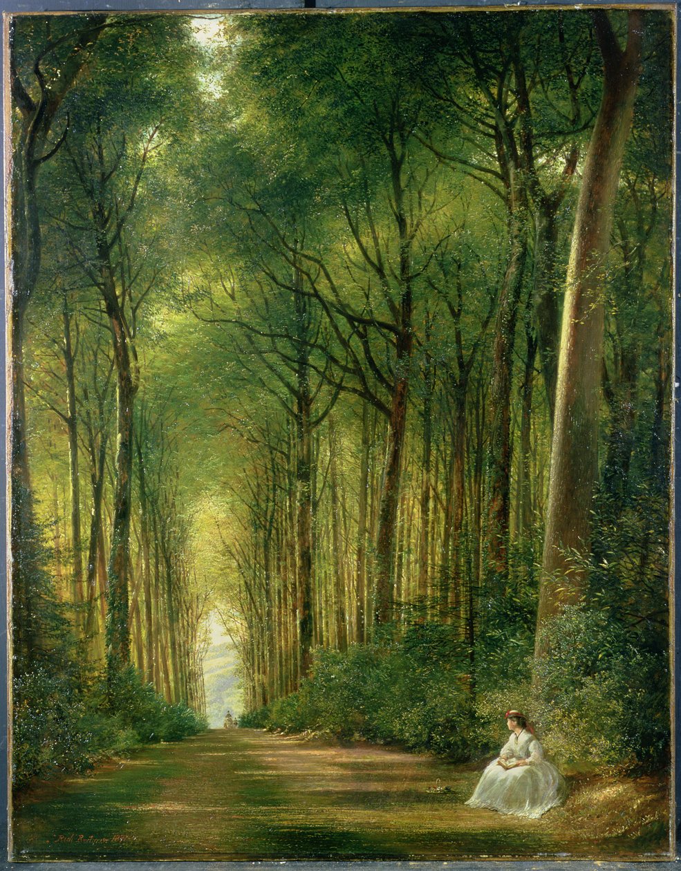Il viale dei faggi, Denbies, 1870 da Richard Redgrave