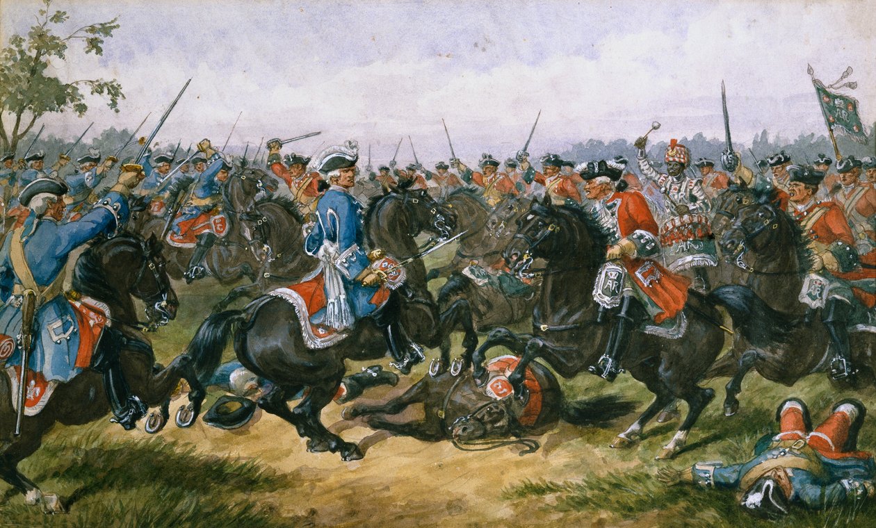 Battaglia di Malplaquet da Richard Simkin