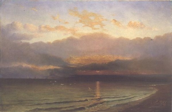 Tramonto sulla costa dello Yorkshire da Richard Weatherill